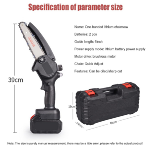 Motosierra PRO Portatil Doble Bateria - 1048917
