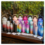 Combo 3 Termos Botella Agua Motivacional - 229784