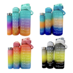 Combo 3 Termos Botella Agua Motivacional - 229784