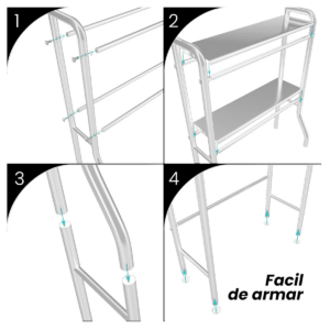 Estante Organizador Baño 3 Niveles - 457360