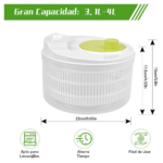 Centrifugador Con Escurridor Verduras - 1577557