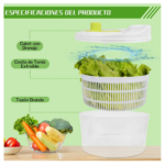 Centrifugador Con Escurridor Verduras - 1577557