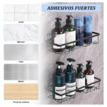 Organizador Adhesivo Baño 5pcs Multi Uso - 1639845