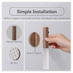 Lampara Magnetica sensor en Madera Vara - 1652578