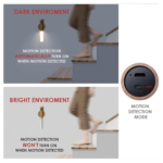 Lampara Magnetica sensor en Madera Vara - 1652578