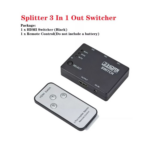 Hdmi Switch Multiplicador Selector 3x1 - 195095