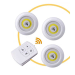 Lampara Luz Led set por 3 con Control - 239578
