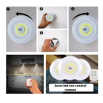 Lampara Luz Led set por 3 con Control - 239578