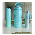 Trio Botella Motivacional Sticker Pines - 120926