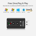 Tarjeta De Sonido Externa Usb 7.1 - 244063