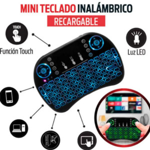 Mini Teclado Para Smart Tv RGB Inalambri - 303139