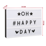 Tablero Lampara Led Letras creatividad - 247651