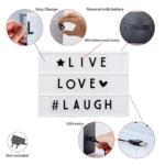 Tablero Lampara Led Letras creatividad - 247651