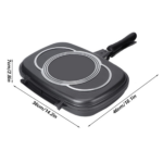 Sarten Doble Parrilla Antiadherente 36cm - 695810