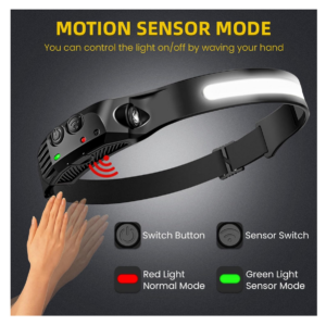 Linterna Frontal con sensor movimiento - 724163