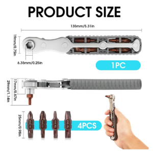 Kit destornilladores trinquete Magnético - 728266