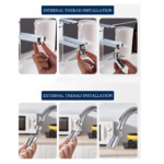 Grifo Ahorrador Agua 720° Llave Cocina - 830056