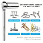 Llave Universal Ratchet con Adpatador - 831063