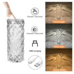 Lampara LED De Mesa Táctil RGB Cristal - 865310
