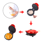 Combo Mini Wafleras Redonda y Corazon - 868512