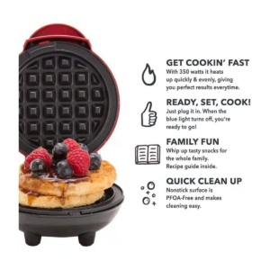Combo Mini Wafleras Redonda y Corazon - 868512