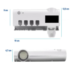 Soporte cepillo dental esterilizador uv - 886185