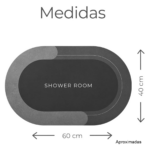 Tapete Antideslizante Baño Ovalado - 1010379